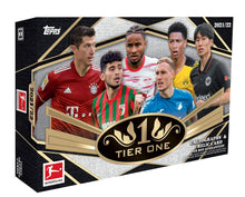 Load image into Gallery viewer, 2021-22 Topps Bundesliga Tier One Soccer Factory Sealed Hobby Box - $154.99