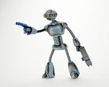 Load image into Gallery viewer, NECA Teenage Mutant Ninja Turtles (Mirage Comics) 7″ Scale Action Figure – Fugitoid - $49.99