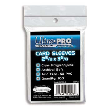Card Sleeves 100ct Ultra Pro - $1.99