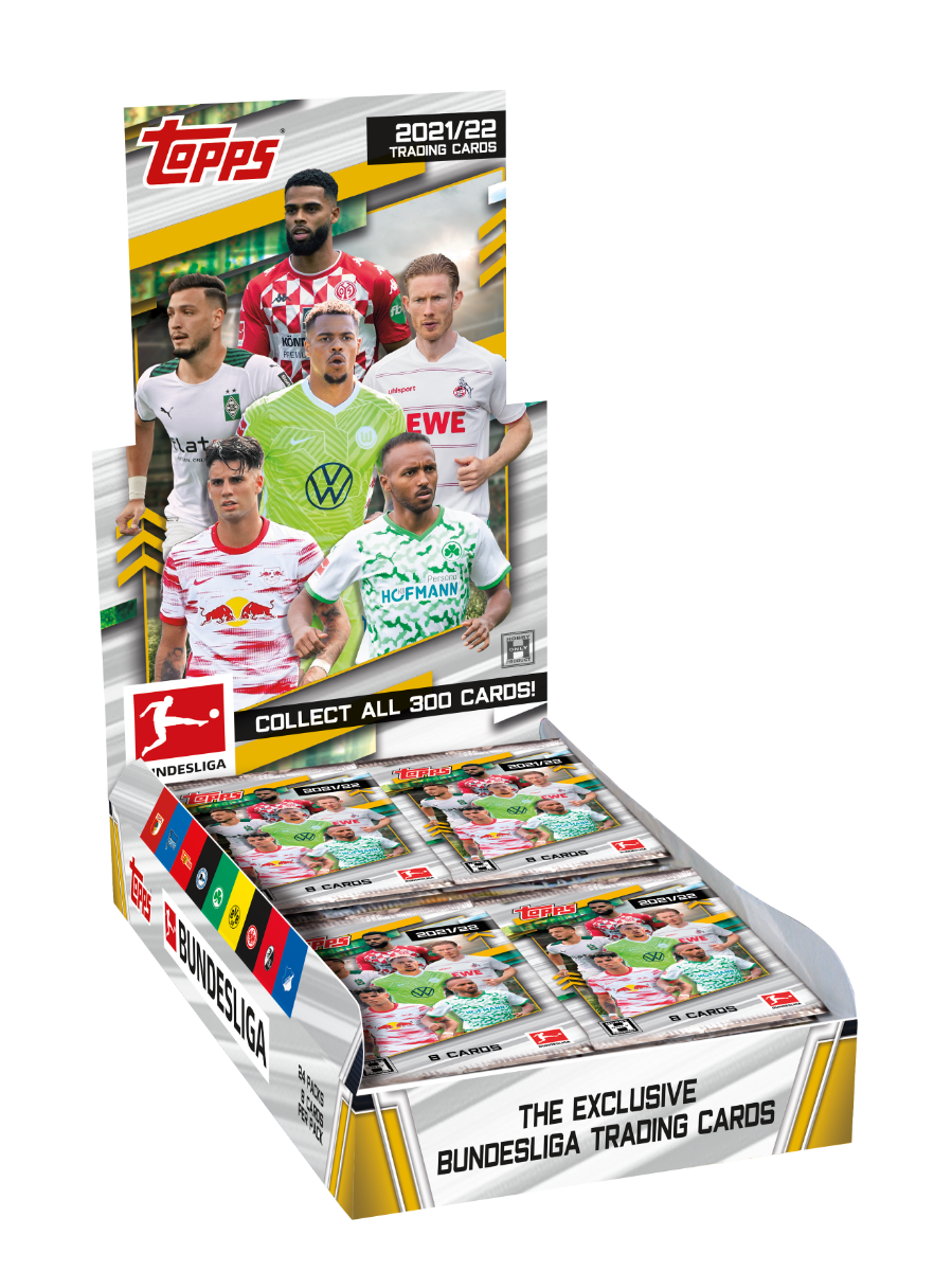 2021-22 Topps Chrome Soccer Bundesliga League Factory Sealed Hobby Box - $99.99
